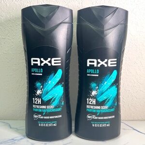 NEW Axe Apollo Men's Body Wash 2pk BUNDLE